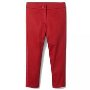 Janie and Jack Sateen Pants Holiday Red 6-12M NEW